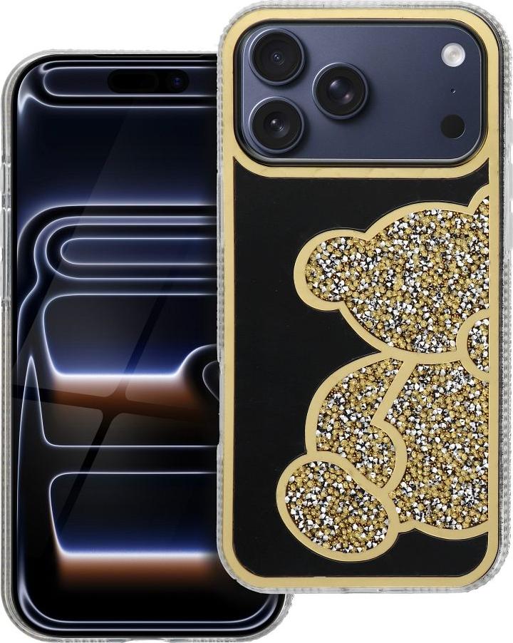 Teddy Bear Case iPhone 17 Pro Max Gold