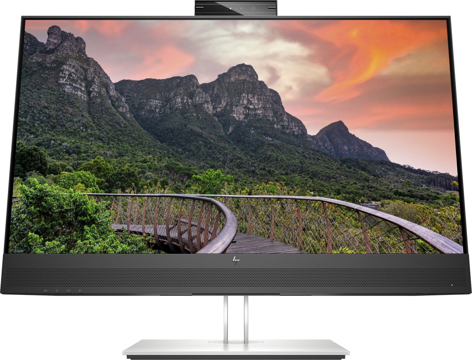 HP Konferenčný monitor E27m G4 QHD USB-C, 68,6 cm (27"), 2560 x 1440 px, Quad HD, LCD, 5 ms, Čierna, Strieborná