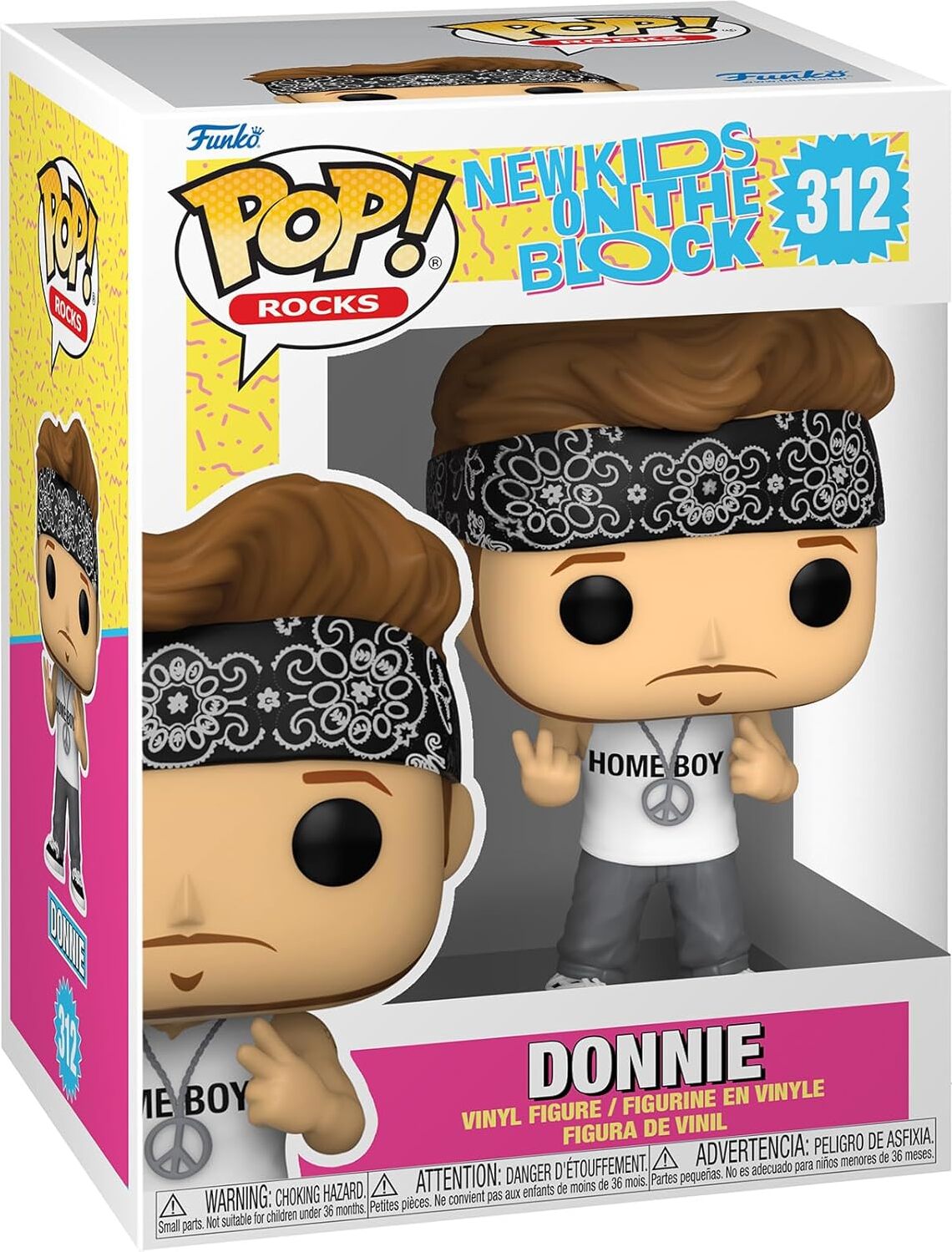 New Kids On The Block - Donnie 312 - Funko Pop! Vinyl Figur 59613