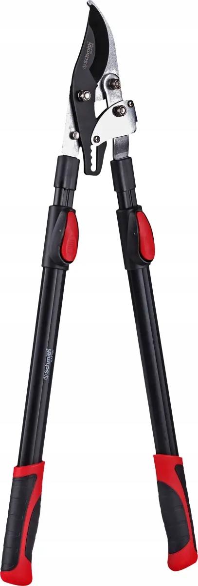 Schmith Profi Astschere Bypass 695-875mm | SK5 Teleskop Ratschen | Gartenschere Heckenschere Astschere Baumschere | Rasenschere Heckenschneider Teleskopwerkzeug stabil SCH14P02002