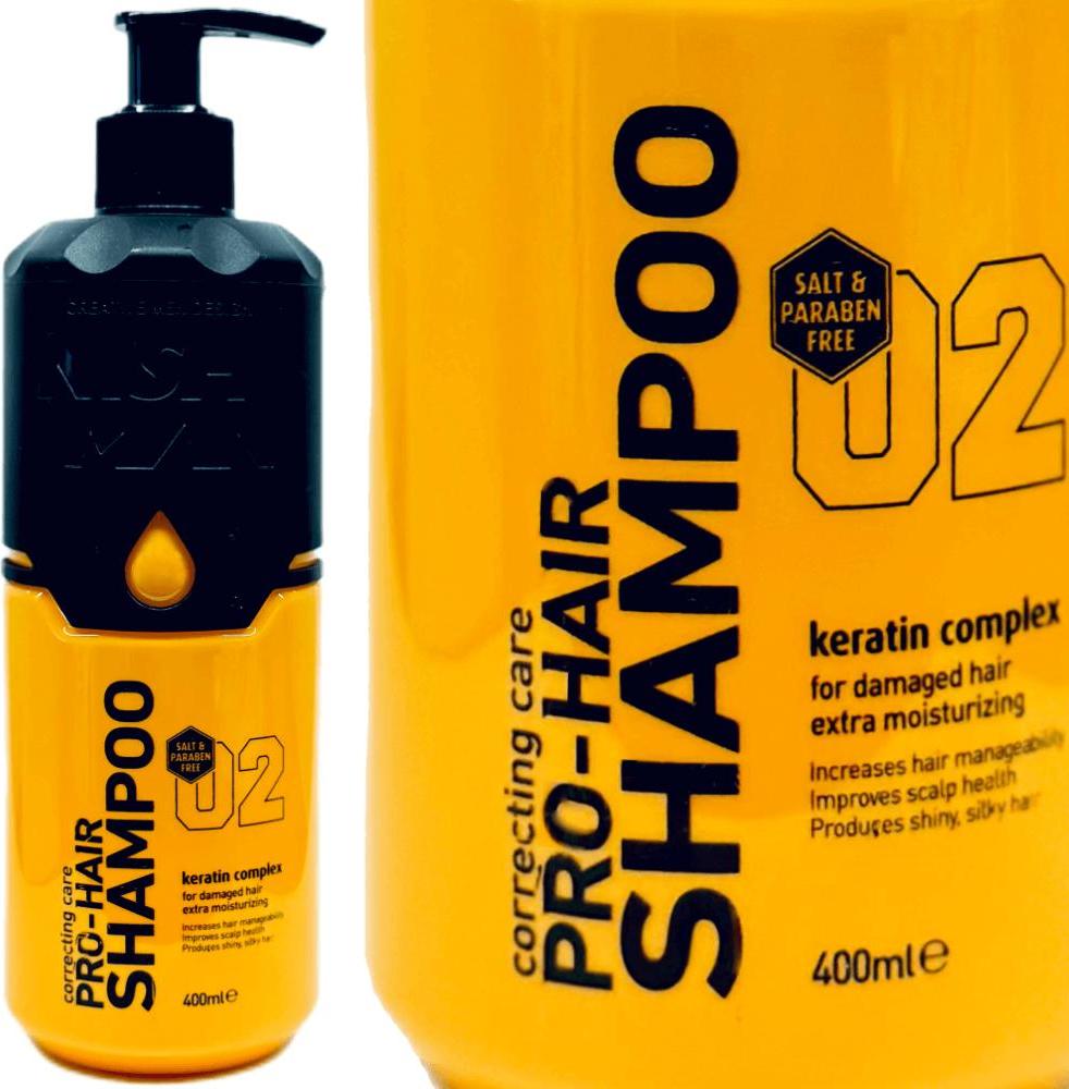Nishman (Türkei) Nishman - 02 Pro-Hair Shampoo - Haarshampoo 400ml NIS-SZA-WLO-02-400