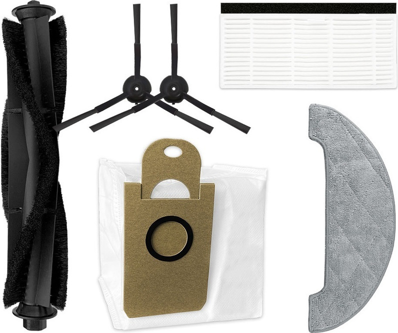 Mobilly Ersatzbürste, Filter, Beutel und Mop-Kit für Xiaomi Viomi S9