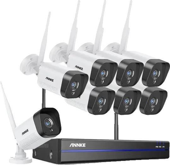 Kamerový systém WiFi, 5MP NVR, nahrávanie zvuku