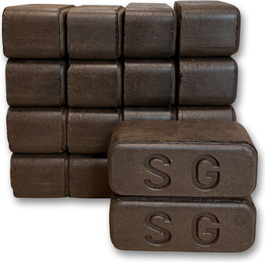 KUDRAS 30KG Premium Torf Briketts aus DE. Vergleichbar Kohle Briketts Ofen Kamin Heizen 20011-30