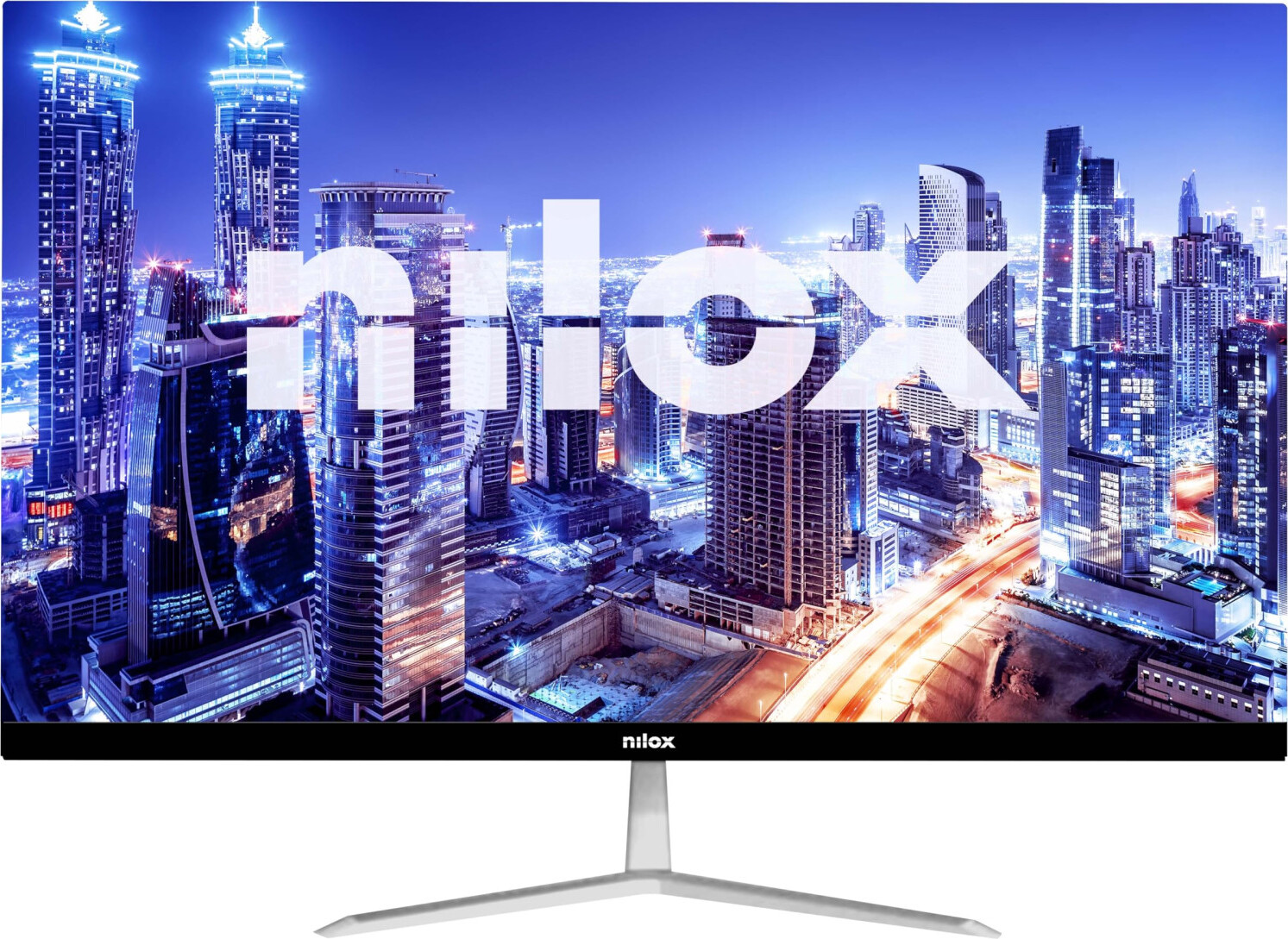 Nilox NXM24FHD01, 61 cm (24"), 1920 x 1080 px, Full HD, LED, 4 ms, Čierna