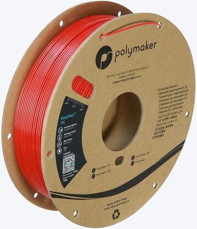 Polymaker Polymaker PolyMax Tough PC – Rot PC02010