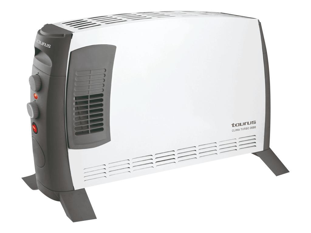 Taurus Elektroheizung Clima Turbo 2000W Konvektor mit 3 Heizstufen, Turbo-Funktion, leisem Betrieb, tragbar Standheizung, Heizung, Konvektorheizung 8414234470348