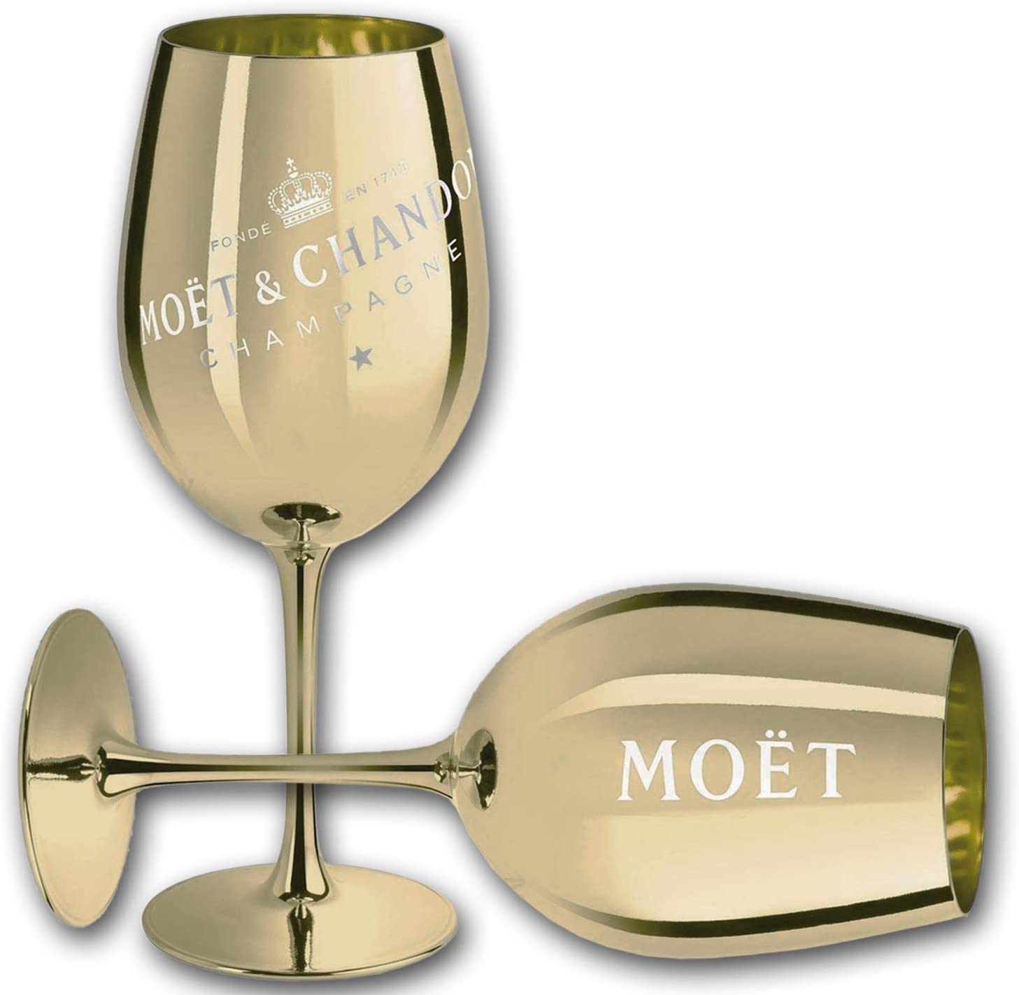Rose Gold NEU OVP Moet & Chandon Champagner Glas Gläser Kupfer