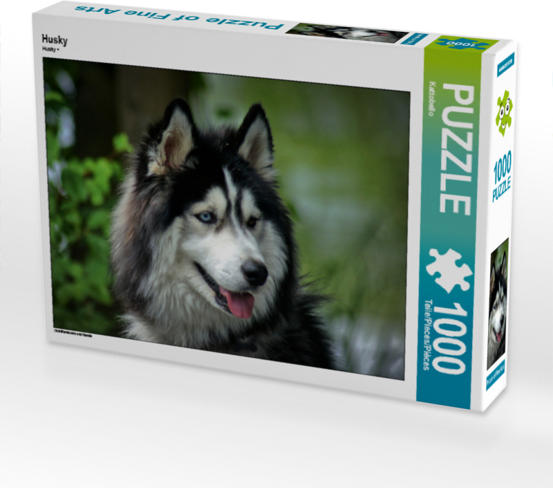 Calvendo Husky 1000 Teile Puzzle quer 640x480mm, CALVENDO; 7315142