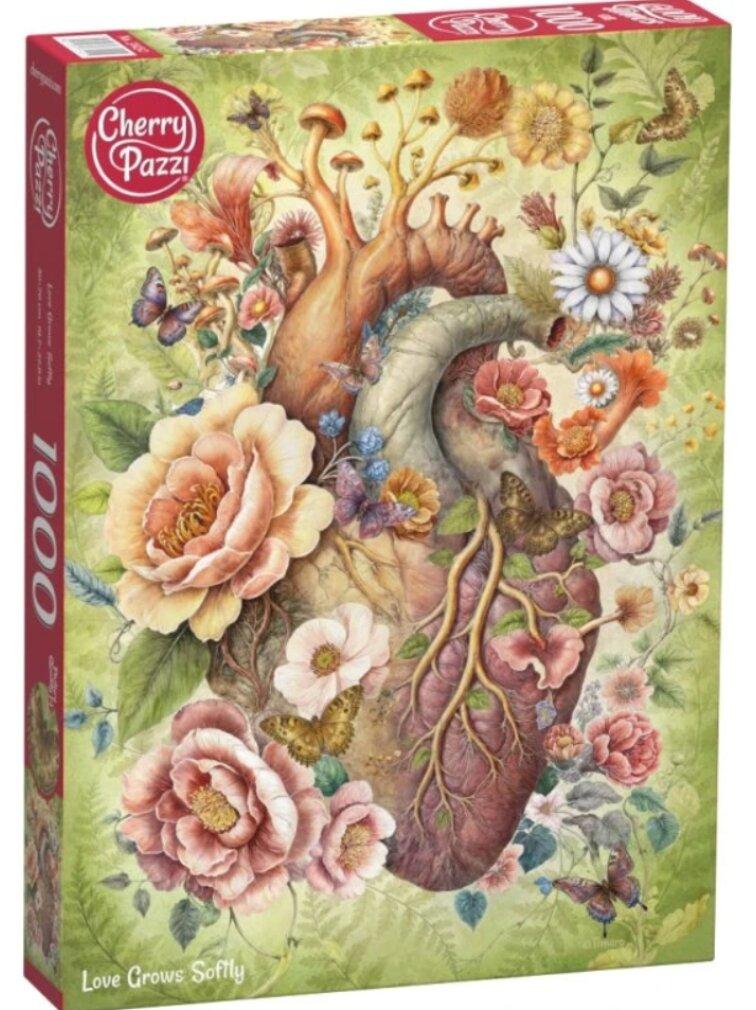 CHERRY PAZZI Puzzle Zä rtlichkeit, Blü te, 1000 Stü ck