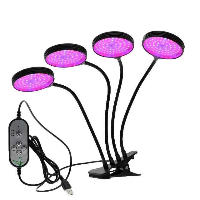 LED svetlo na pestovanie, plné spektrum, napájanie cez USB, 60 W