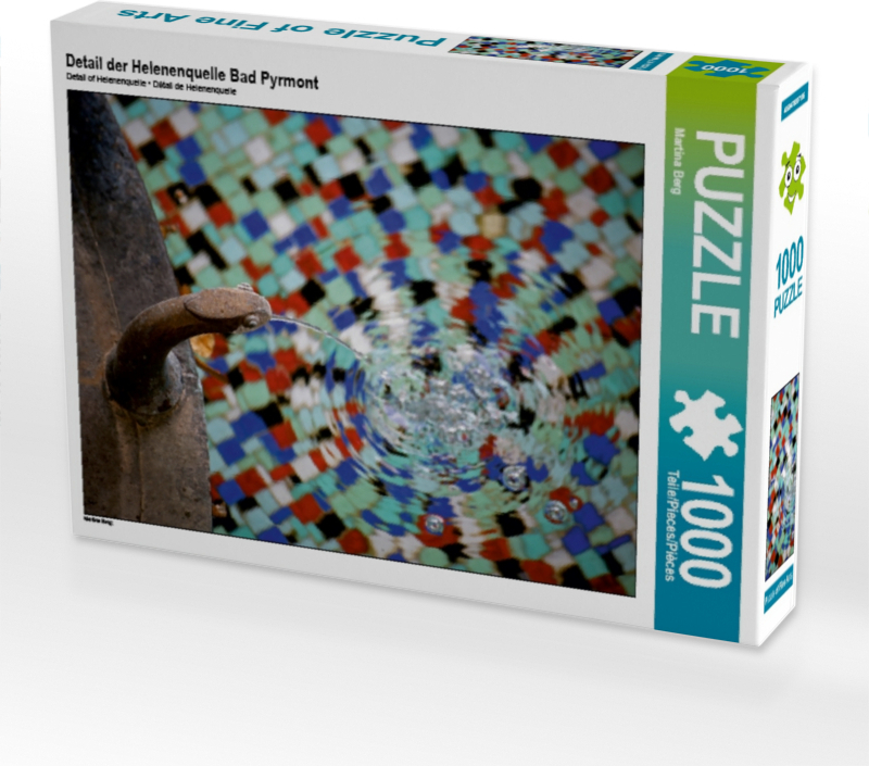 Calvendo Detail der Helenenquelle Bad Pyrmont 1000 Teile Puzzle quer 640x480mm, Berg Martina; 7379836