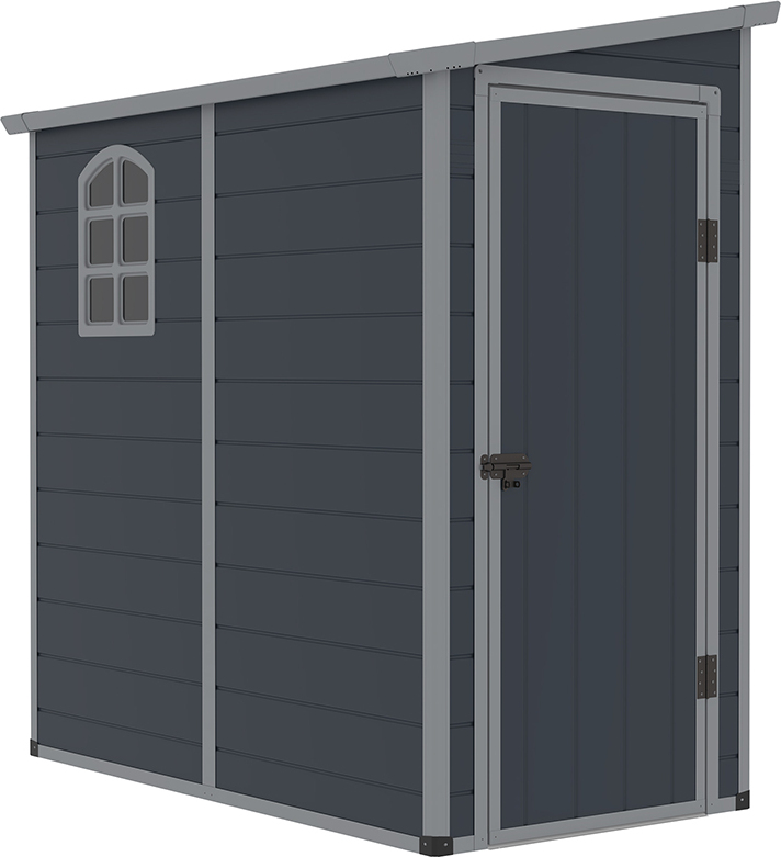 Westmann Hortus M Plastový prístrešok naklonený k prístrešku 1x2 m