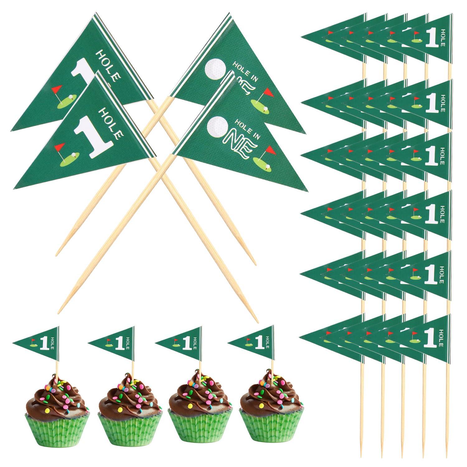 oCreon Golf-Tees und -Flaggen – Set mit 50 Stück