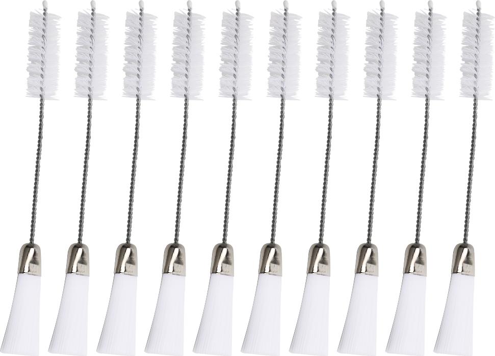 Garosa FDIT 10PCS Doppelend -Reinigungsbrstensatz, Multi -Funktion -Nylon- und Edelstahlbrsten fr N?hmaschinenfutter, Computertastatur, Enge R?ume, Elektronik, Flasche, Staub