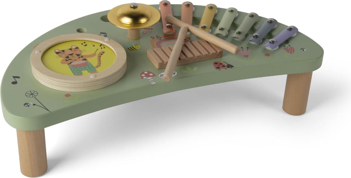 Dantoy 4776 Musikstation - Holzspielset in Geschenkbox, 3-teilig