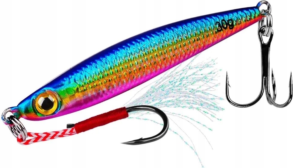 Esca PREDILURES 20g Cromata – Slow Pitch Jigging, Affondante Rapido Per Spigola E Branzino