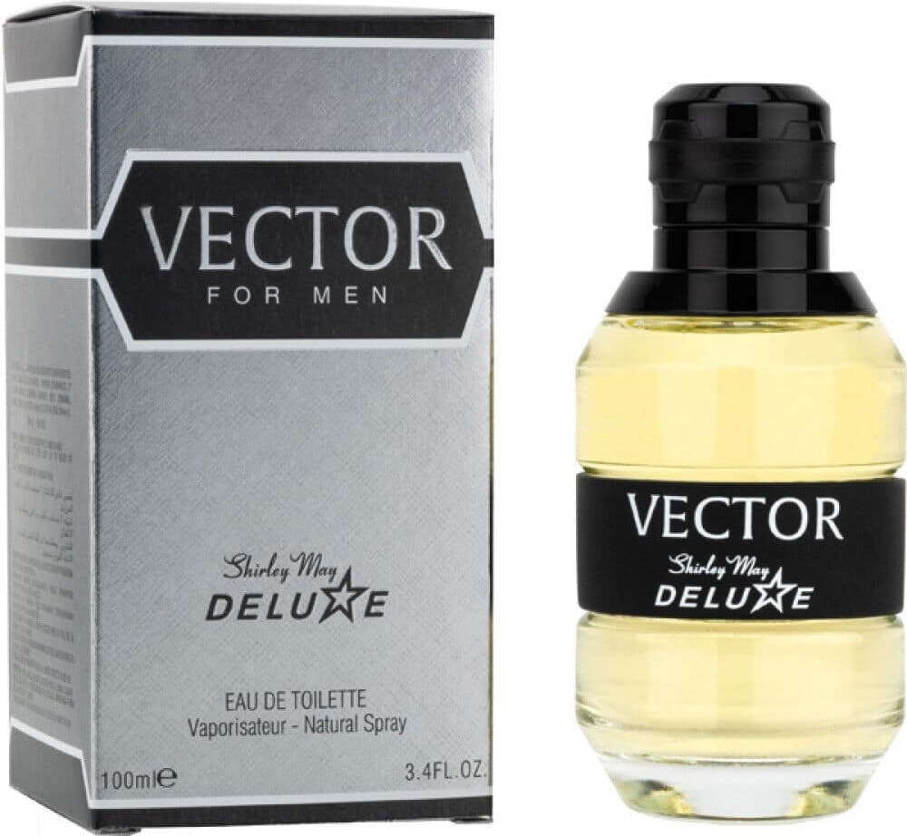 MAVURA Shirley May Eau de Toilette VECTOR for Men - Herren Parfüm - würzige & süße Noten, - 100ml - Duftzwilling / Dupe A873