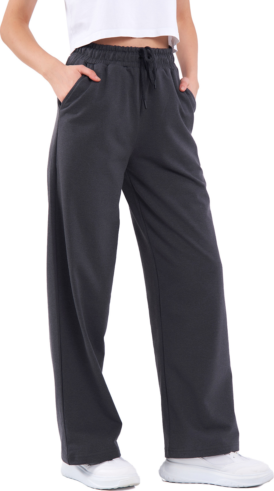 Pantaloni da pigiama da donna in cotone, lunghi