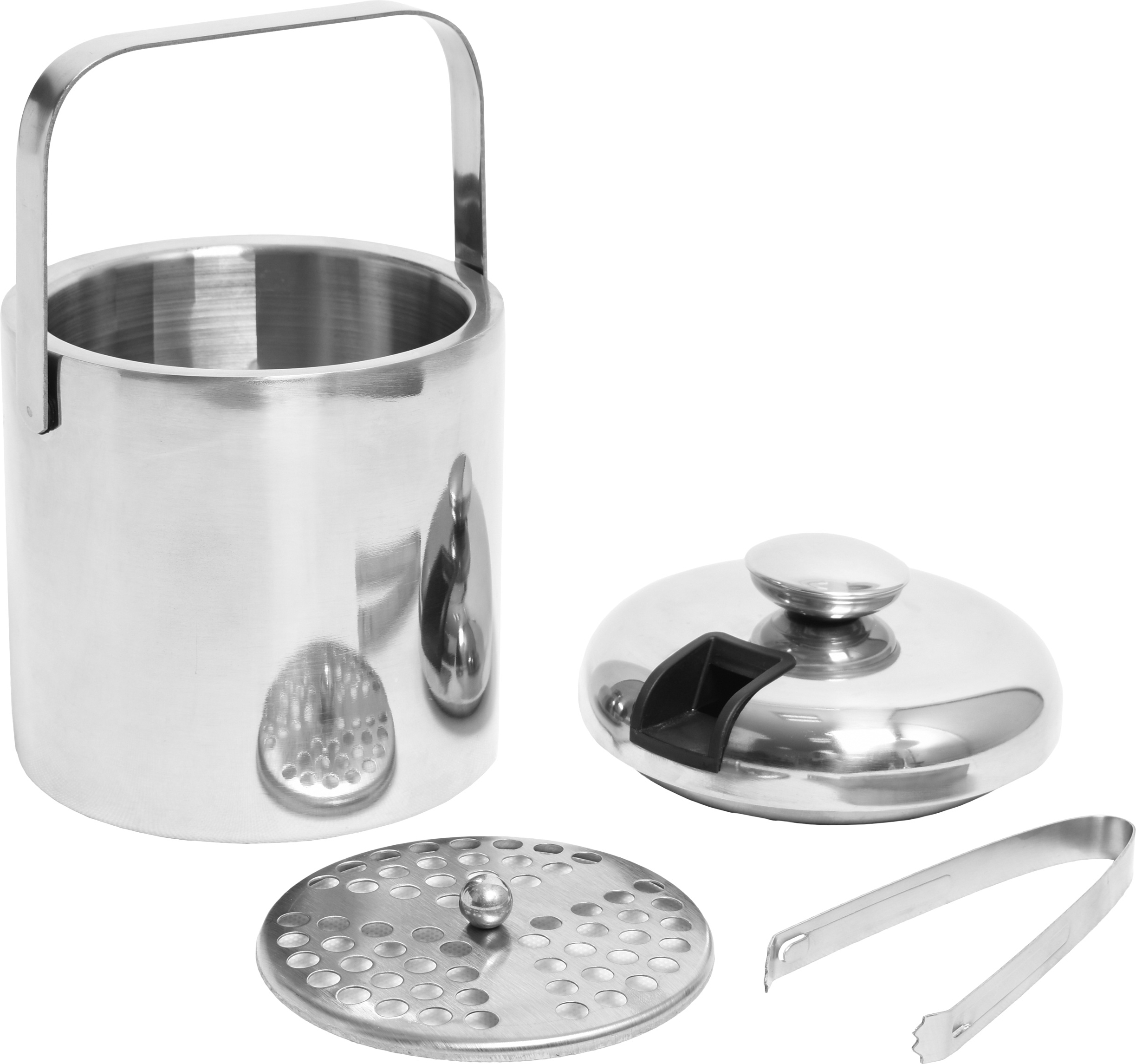 DAALO Eiskübel mit Zange und Deckel
