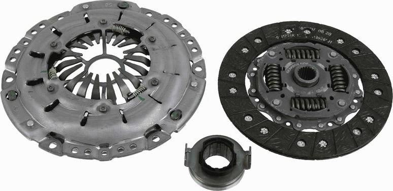 Akhan SACHS 3000 950 790 Kupplungssatz OE 22125RSAL05 kompatibel mit Jazz, Civic 236074640