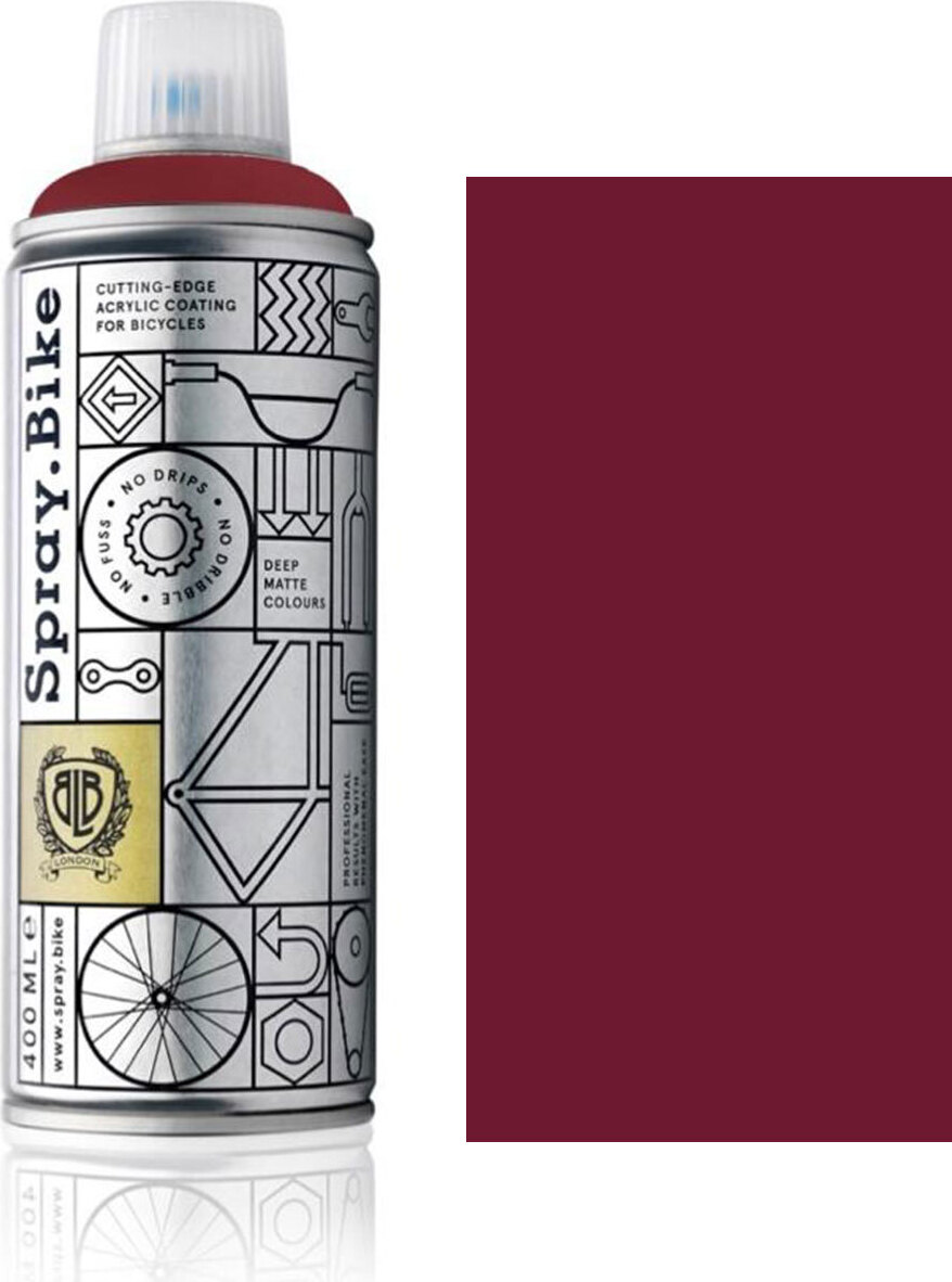 SPRAY.BIKE Fahrrad Lackspray Keine GRUNDIERUNG notwendig - Acryllack Spray 400 ml COSMOS-48224