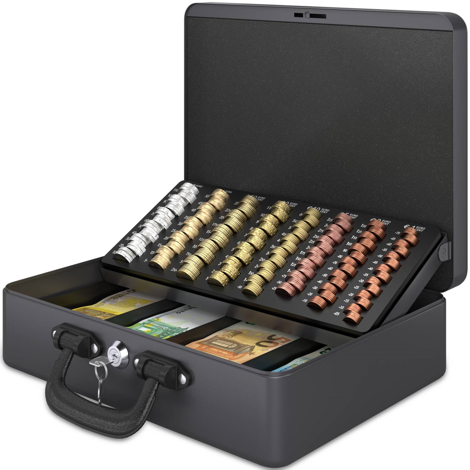 Mini Geldkassette Geldkasse Geldbox Kasse Transportkassette 150 x