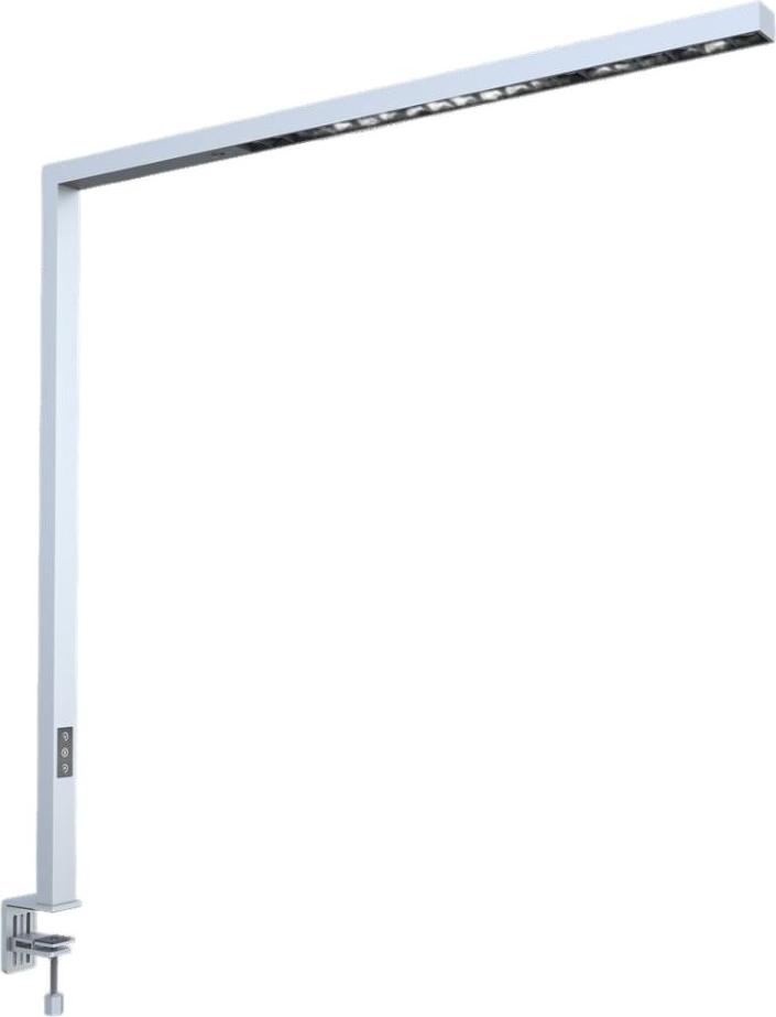 DOTLUX LED-Tischleuchte STYLEdesk 80W 4000K tageslichtabhängige Dimmung silber