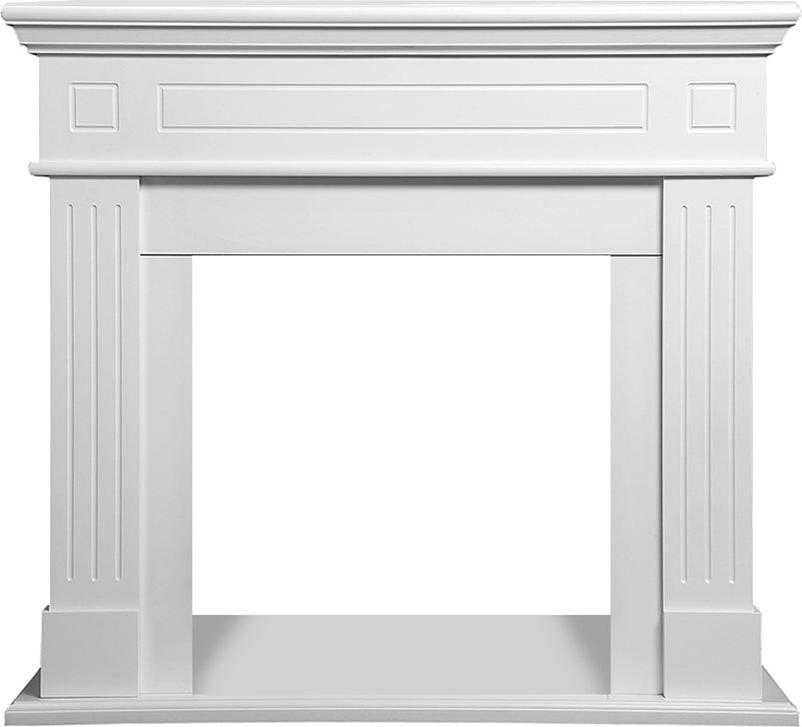 Divina Home Kaminrahmen-Holzverkleidung B 110 x T 36 x H 100 Cambridge White