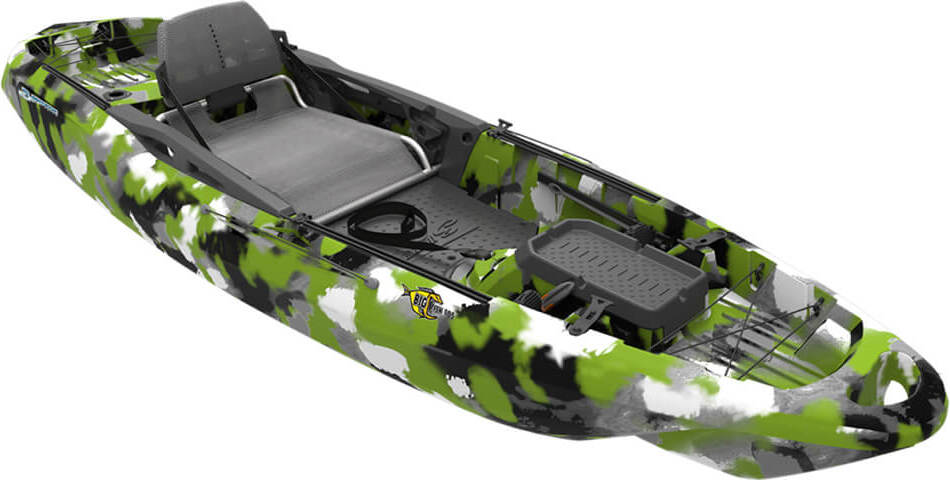 3Waters Angelkajak Big Fish 105 Green Camo 3WTS-BF105