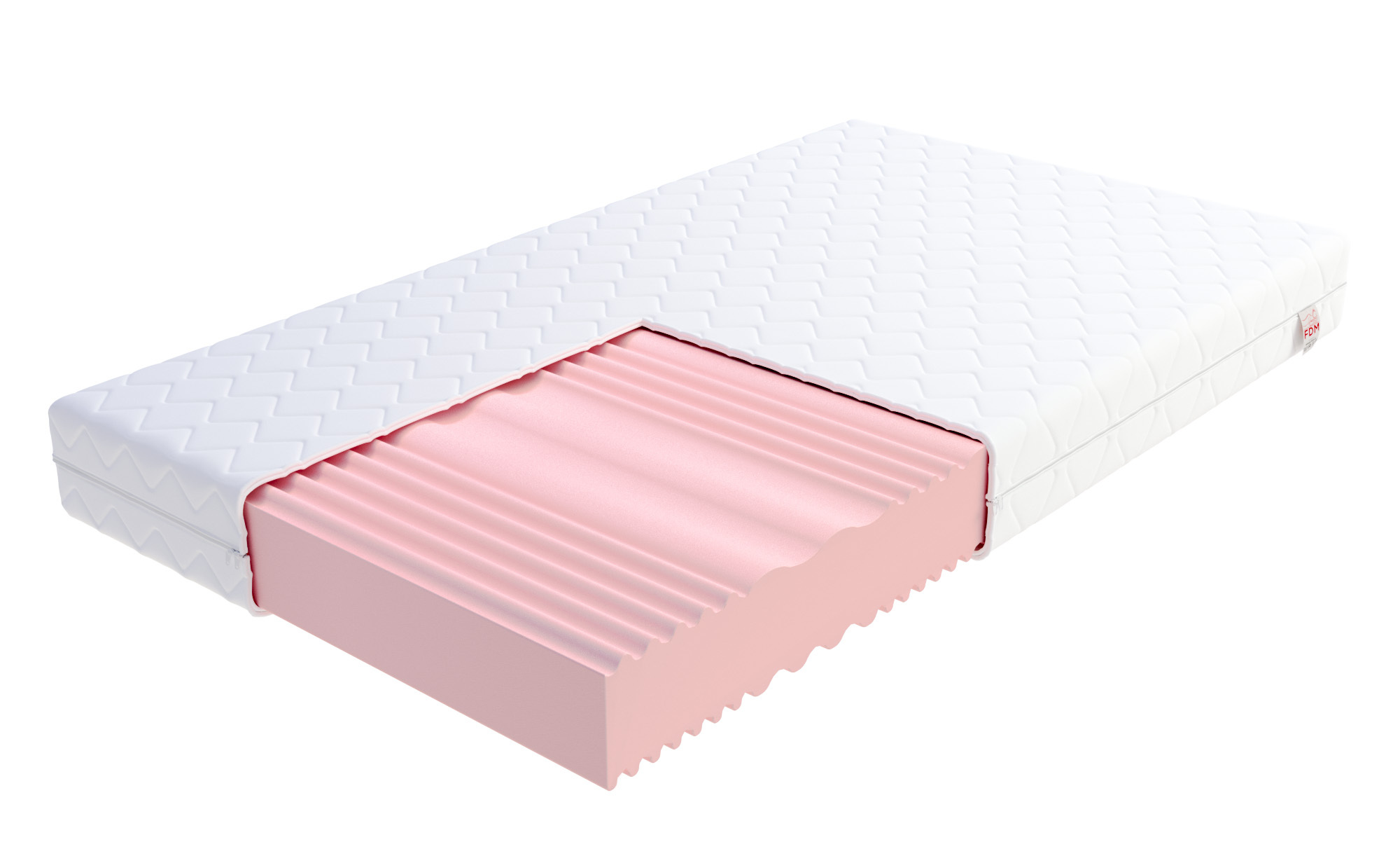 DobreSNY Matratze 120x200 cm 7 Zonen Kaltschaum HR-Schaum H3 H4 ca. 20 cm Höhe atmungsaktiv Bezug waschbar für Allergiker geeignet COMFORT DUO MAX DOUBLE COMFORTDUOMAXDOUBLE-120-200
