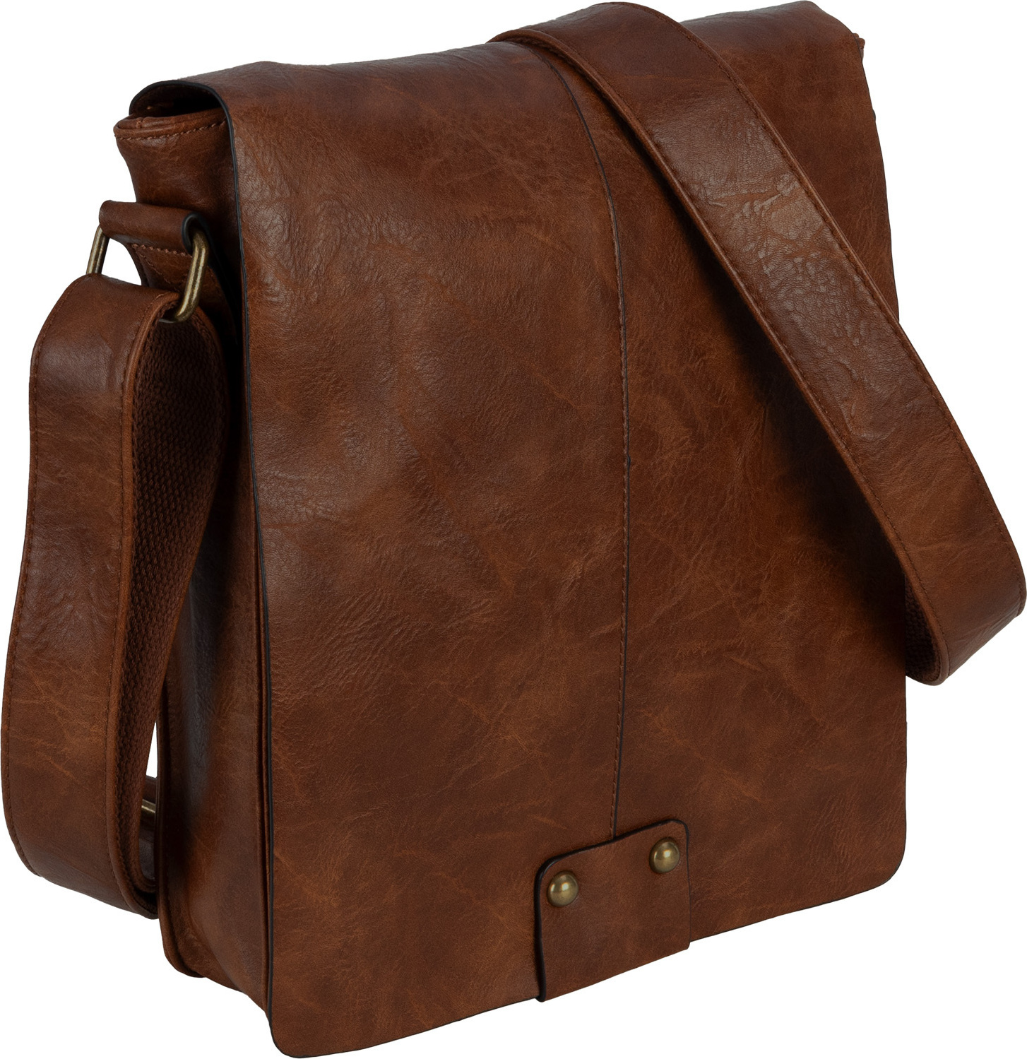 LIERKANG Umhängetasche Flugbegleiter Schultertasche Messenger Damen Herren Tasche BRAUN