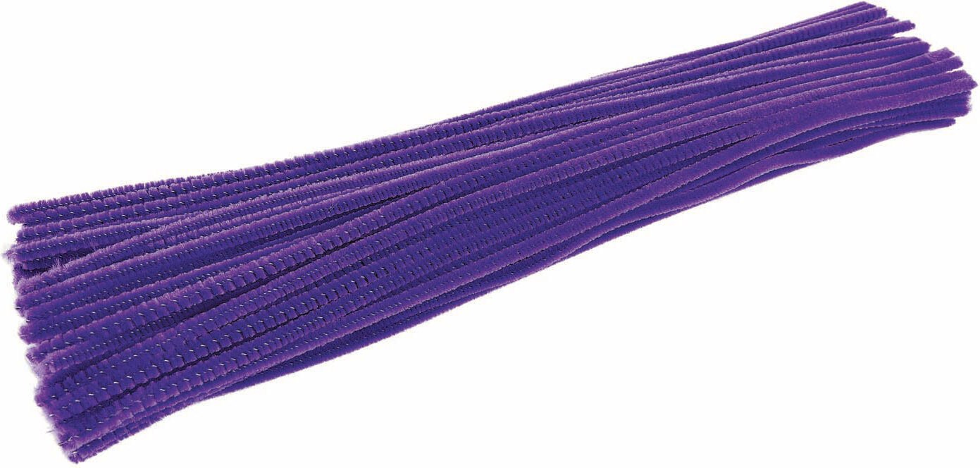Colorations Färbungen - lila Chenilledraht, 100 Stk. CHIPCVI