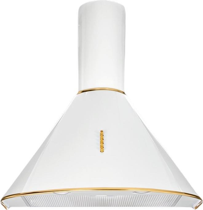 Dunstabzugshaube Akpo WK-4 Dandys GOLD 60 cm 450 m3/h, Weiß