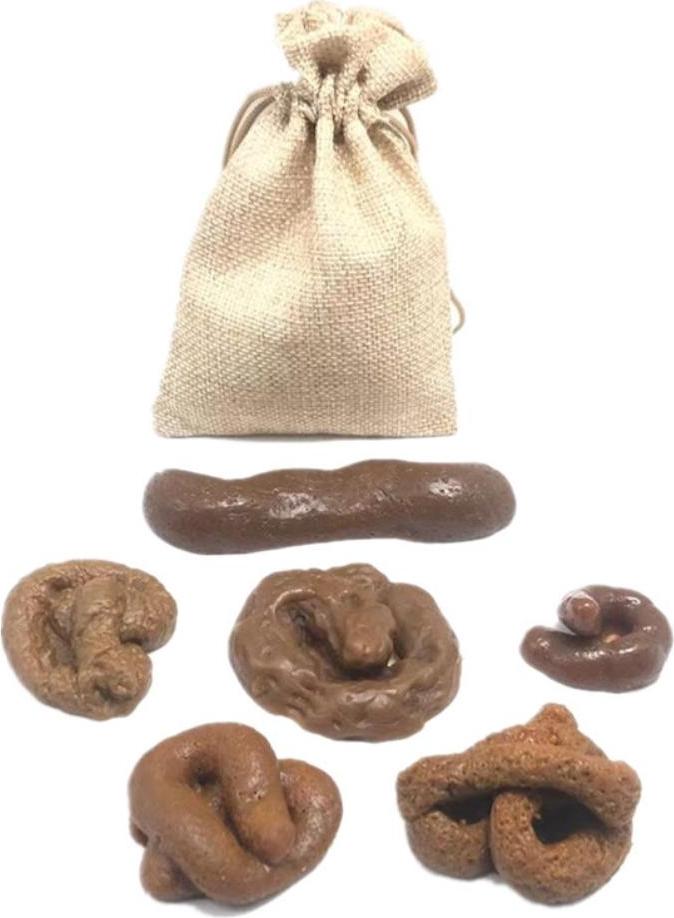 Gistuch 6 Stück realistische Poop-Neuheit Unfug Spielzeug Streich für Scherztrick Halloween Aprilscherz Partygeschenke