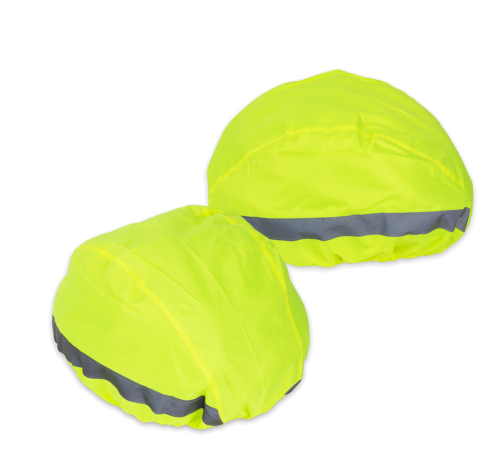 2x Helmschutz Helmüberzug Wasserdicht Reflektierend Fahrradhelm Regenschutz Grün 