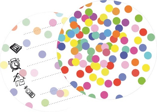 Haza Witbaard Haza Whitebeard Einladungskonfetti, 6 Stk.