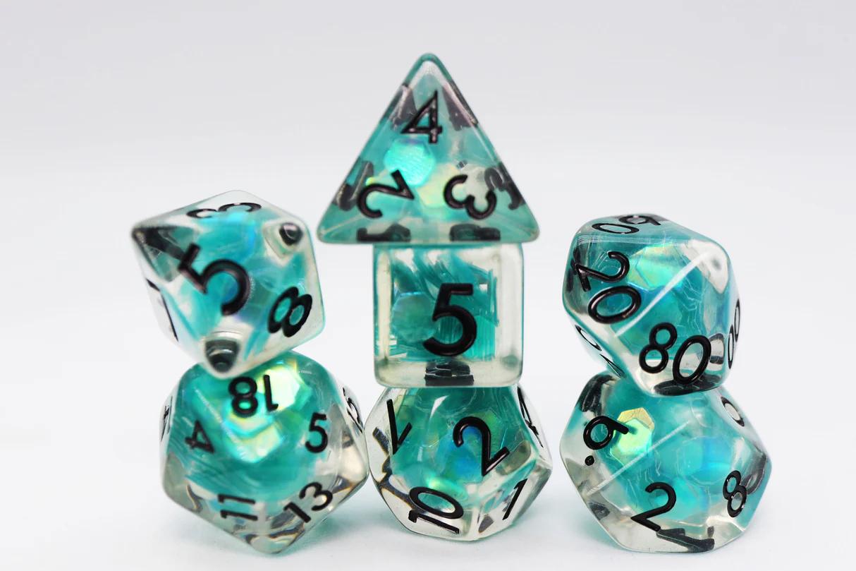 Foam Brain Games Würfelset Siren Sparkle für Rollenspiele RPG