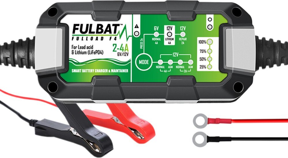 Fulbat Fullload F4 Battery Ladegerät Silber Silber One Size 750515