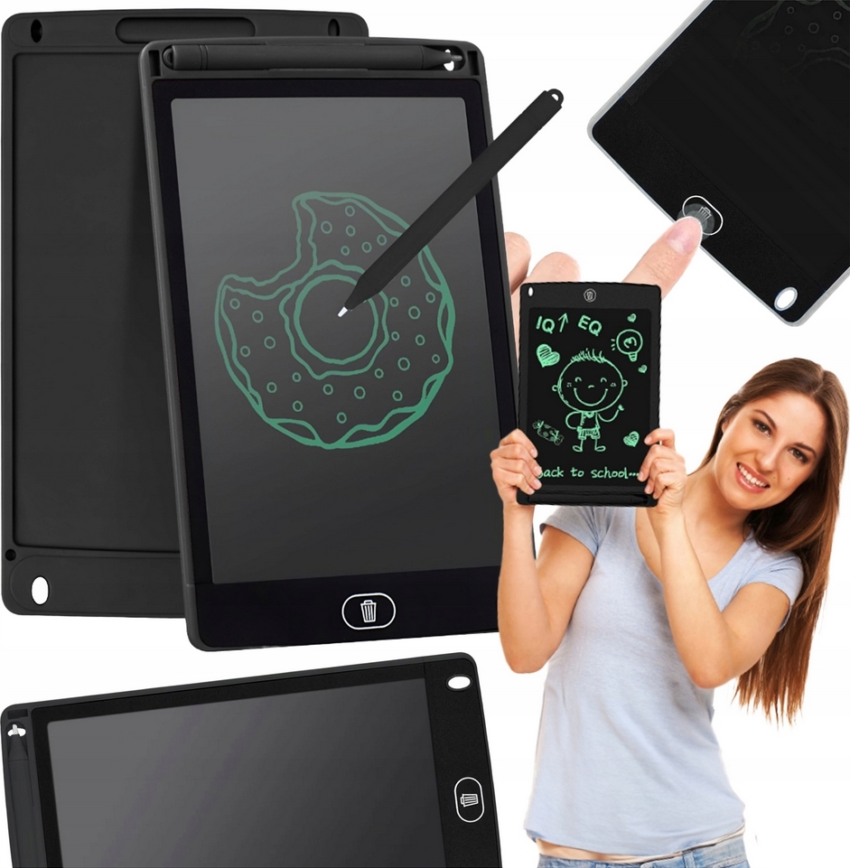 HUR Grafiktablet Zum Zeichnen Zeichnen Lcd-Tablet 8,5 + Stift + Akku