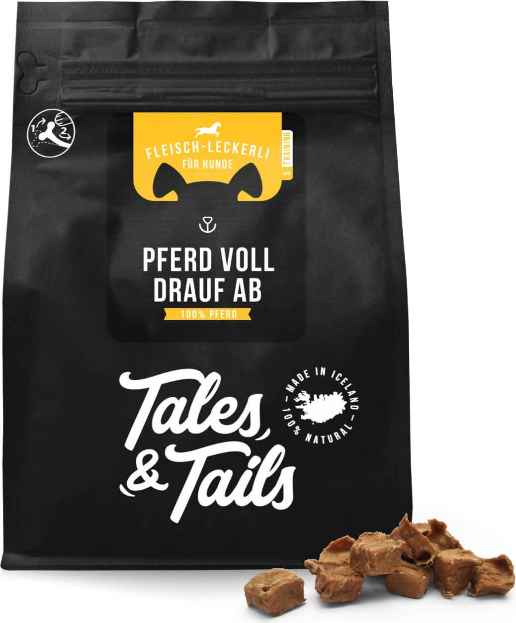 Tales & Tails Pferd voll drauf ab - Trainingsleckerli 100% Pferd, 250 g
