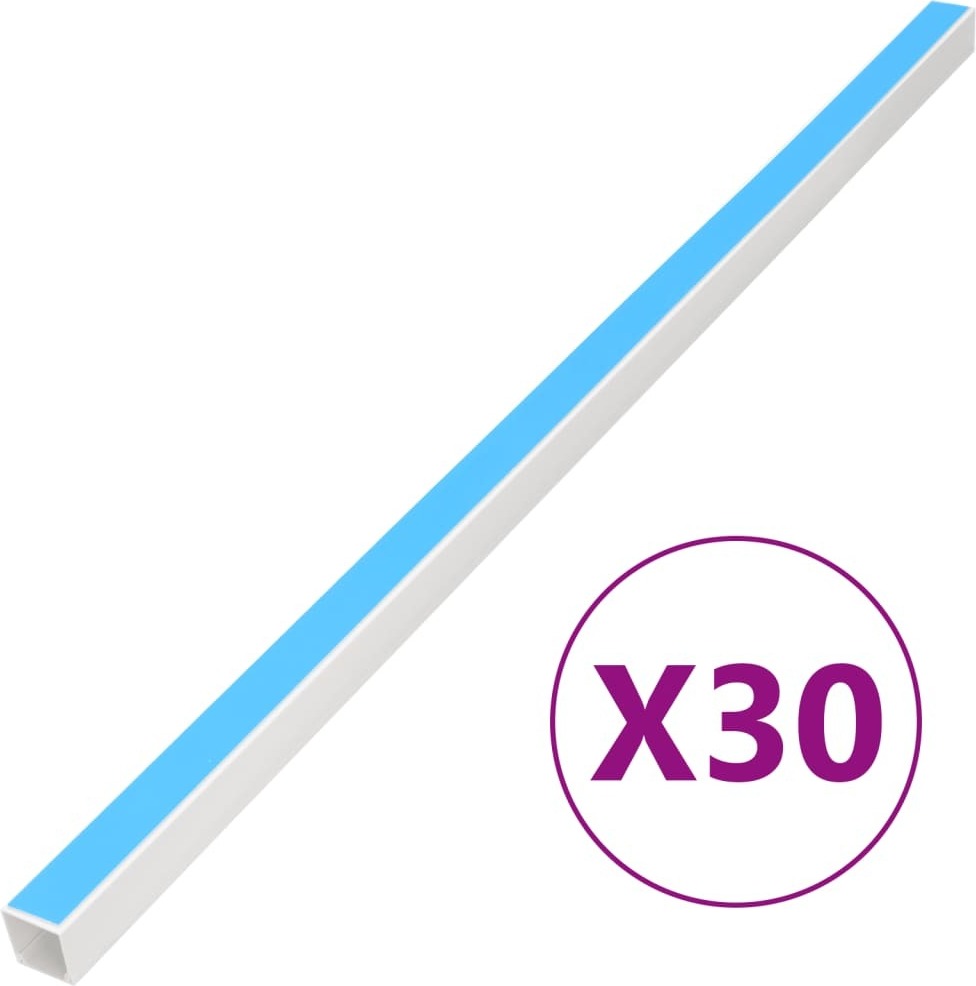 Samolepiace káblové kanály 33x33 mm 30 m PVC