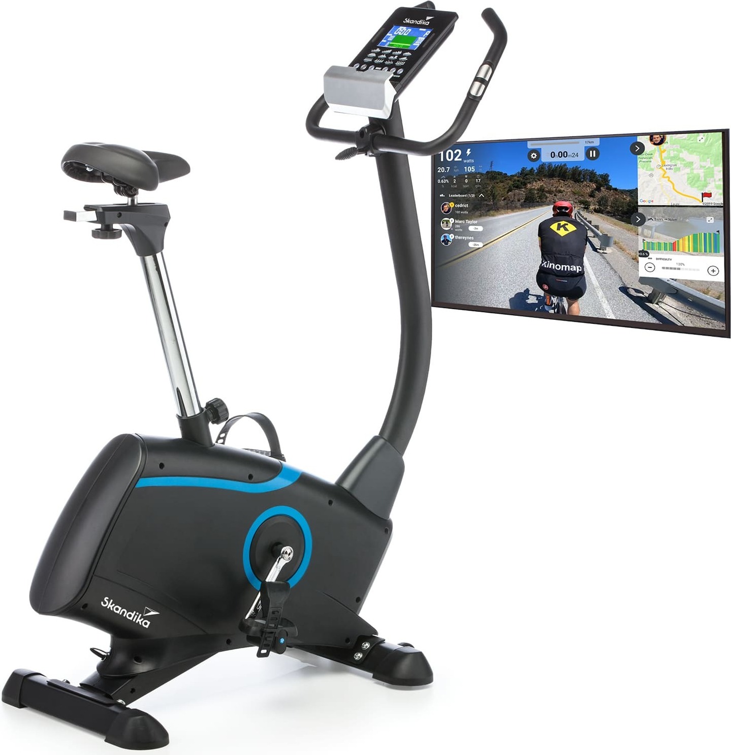 Ergometer Atlantis mit iConsole und Kinomap App