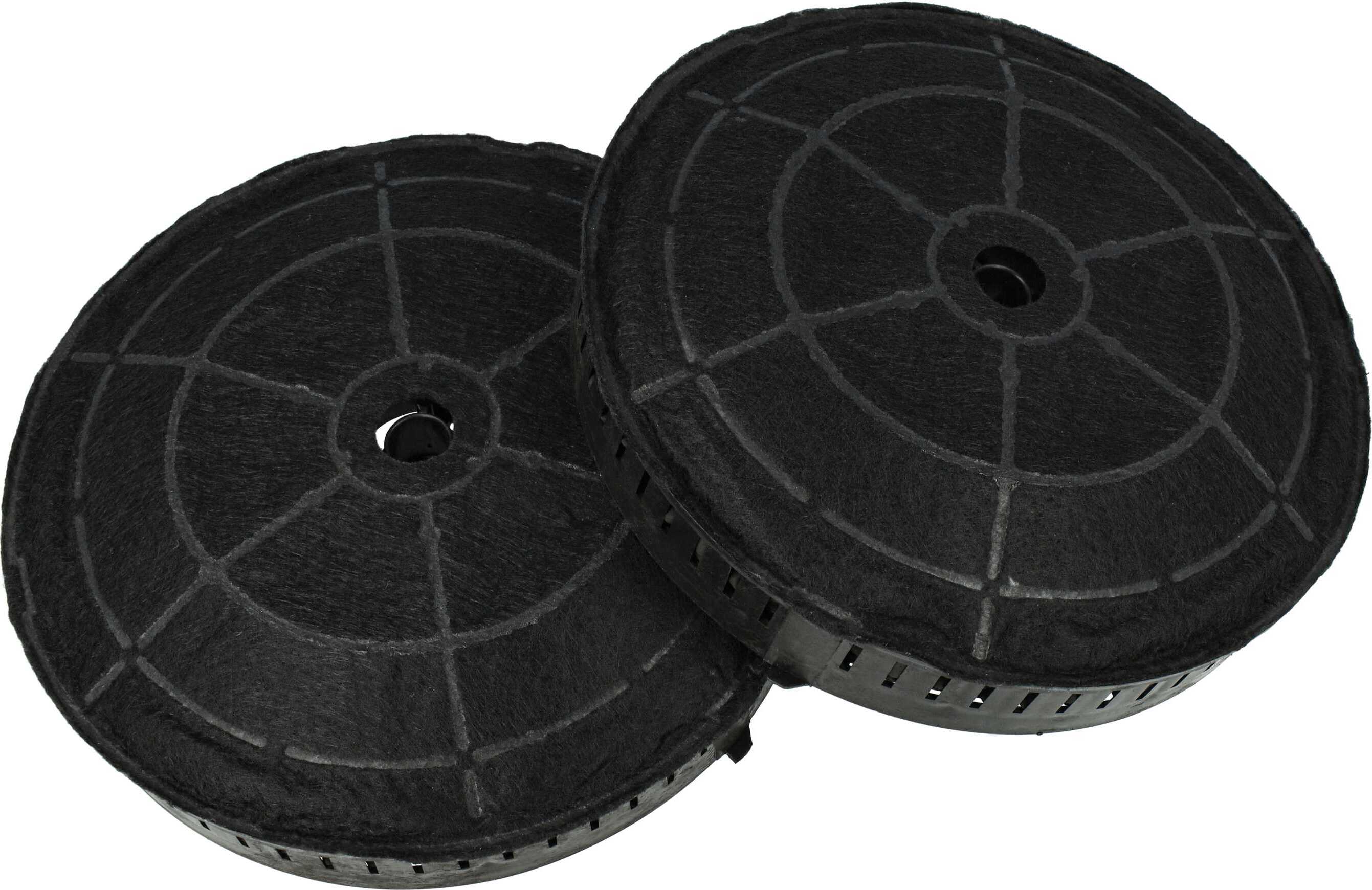 vhbw 2x Aktivkohlefilter kompatibel mit Elica EPRF0079554, EPRF0043353A, EPRF0118268, EPRF0109788, FOLD, ESSENZA, HDOD0090S Dunstabzugshaube - 17,2 cm 182187437-208