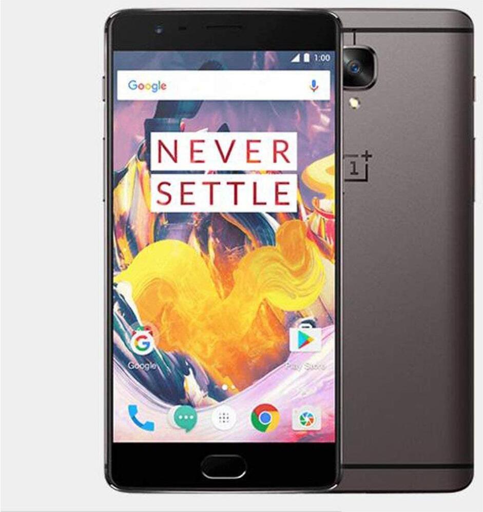 OnePlus 3T A3003 64GB Dual Sim Android Smartphone Gunmetal Neu 14694