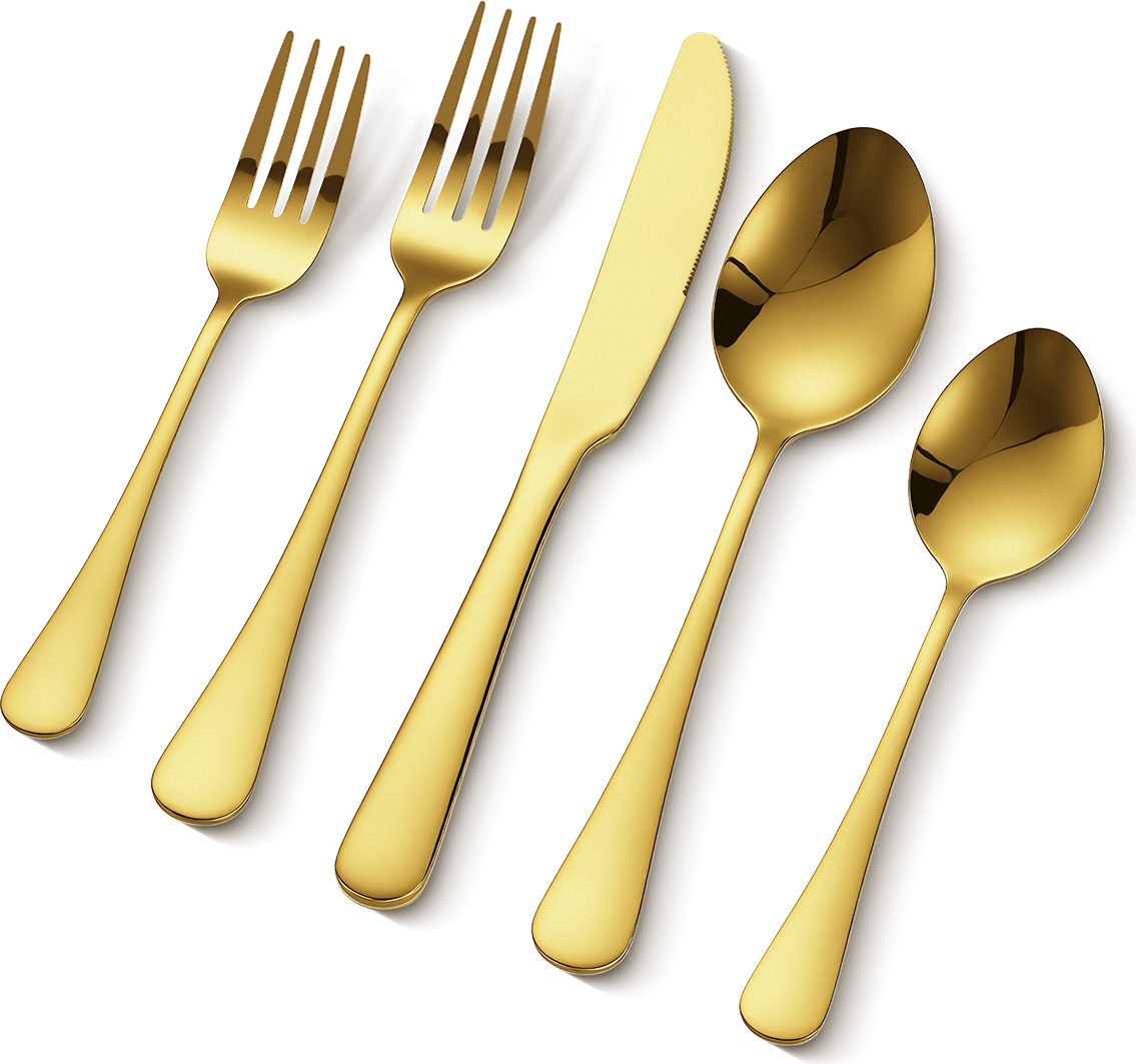 TOGNANA PORCELLANE Casalinghi SET 24 POSATE ORO | Italia