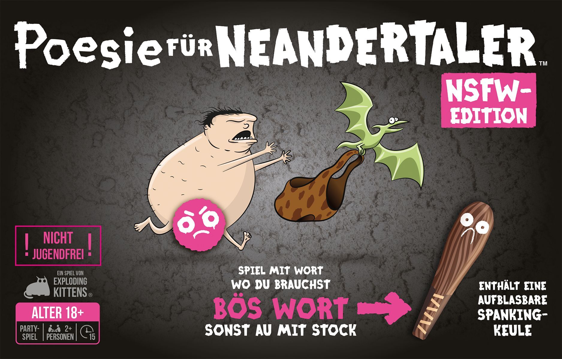 Asmodee Poesie für Neandertaler NSFW-Edition 0 0 STK EXKD0035