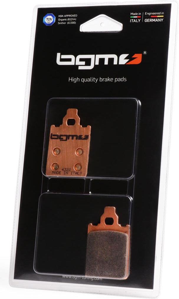 Bremsbeläge BGM Sintersport Vespa PX Disc (1998-2010), für LML Star, Grimeca Classic / NT BGM47784