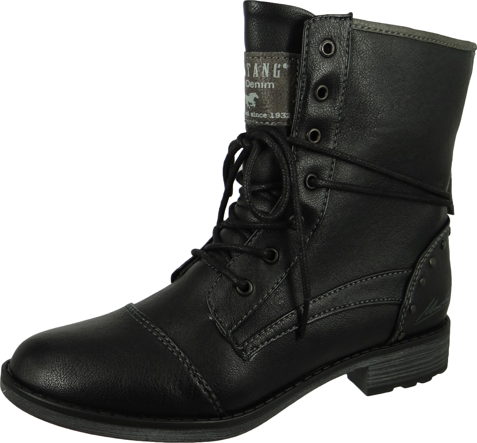 Bottes Chelsea Mustang Femme 1444-503 - Style Tendance Avec Détail Tricoté Et Confort Exceptionnel