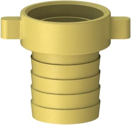 Js Ms-Schlauchverschraubung 2-Tlg.flachdichtend,1 1/2"X1 1/2"